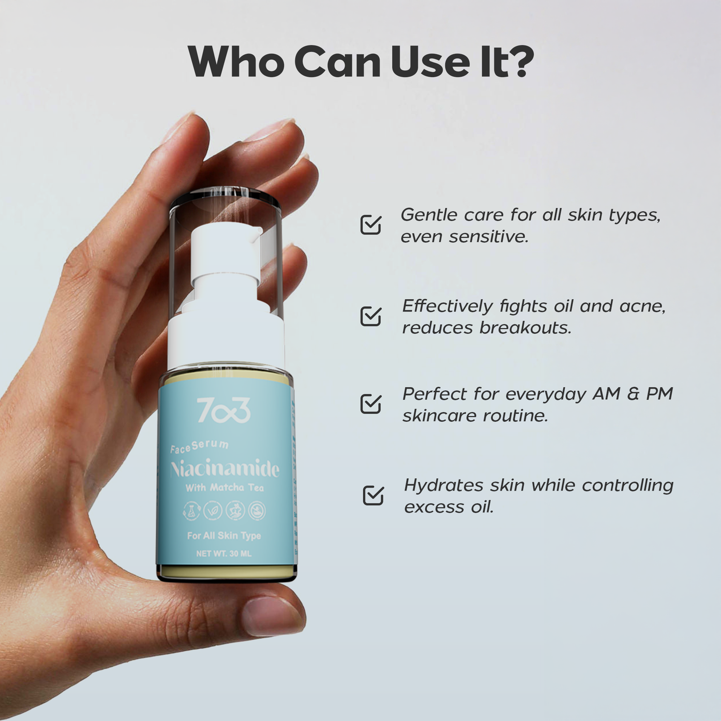 Who Can USe Niacinamide Serum for Face