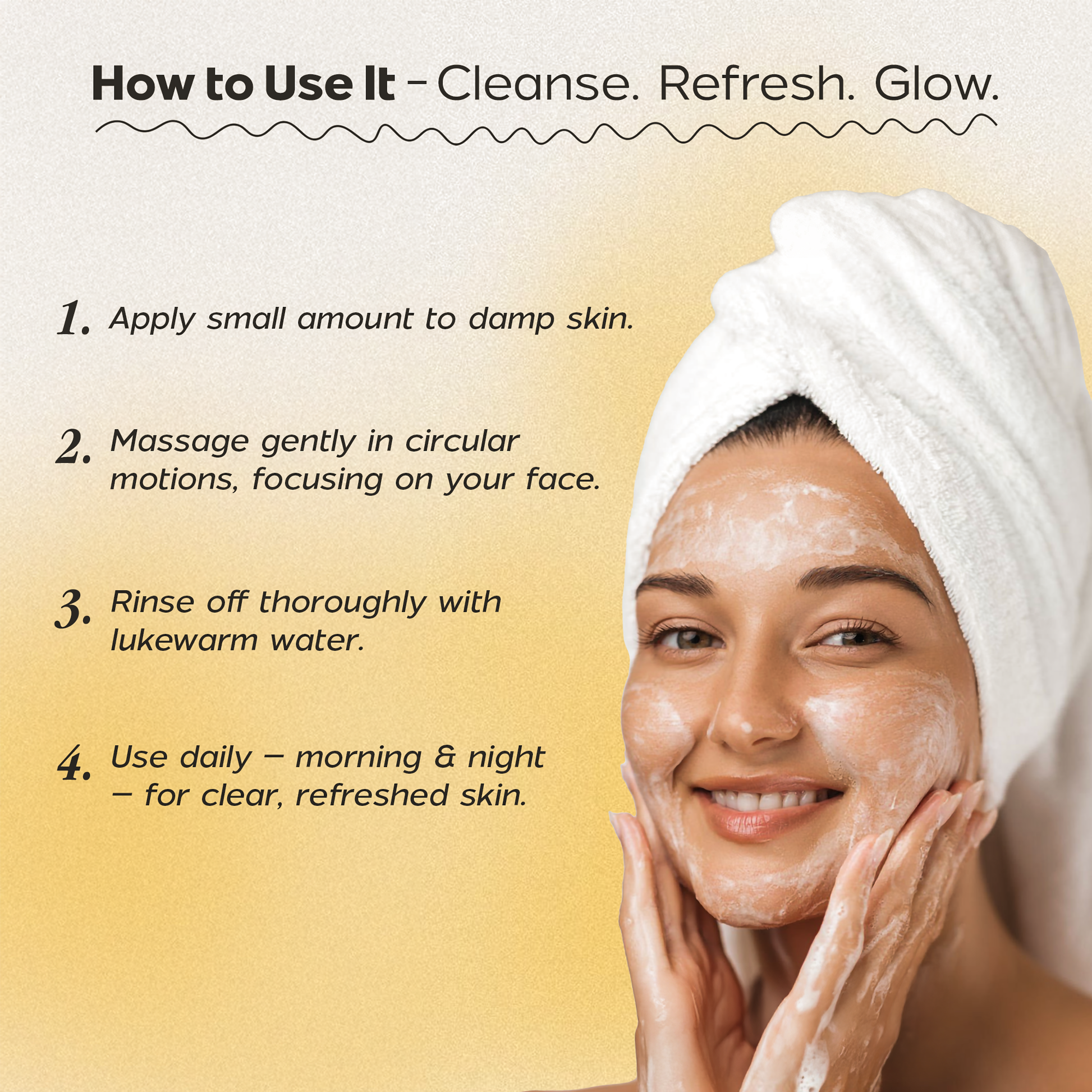 Face Wash with Chia Seed & Yuzu for Dry & Sensitive Skin