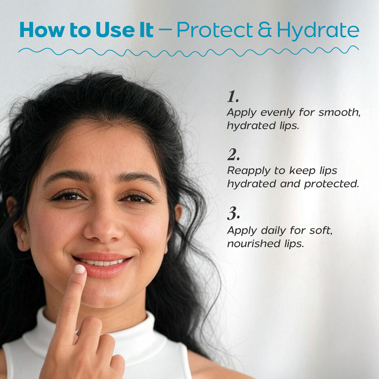 How To Use Brightening Lip Balm with spf