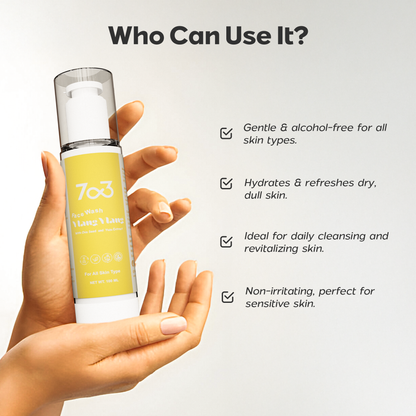 Face Wash with Chia Seed & Yuzu for Dry & Sensitive Skin